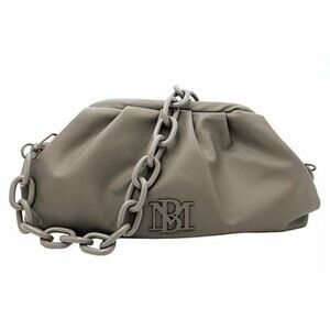 Badgley Mischka Chainlink Soft Clutch Handbag